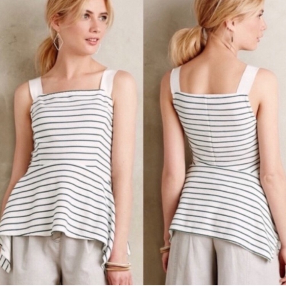 Anthropologie Deletta peplum tank.